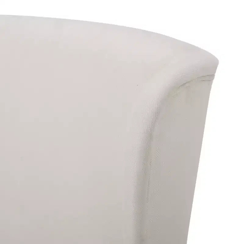 Sedia da pranzo Sheldon contemporanea con schienale alto e rivestimento in tessuto