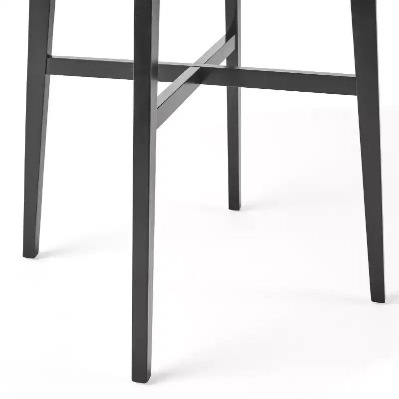 Tavolo da bar quadrato Hildred Modern in laminato e legno di gomma da 42