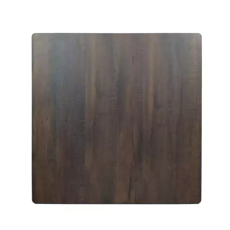 Tavolo da bar quadrato Hildred Modern in laminato e legno di gomma da 42