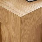 Tavolino laterale in legno Corallo Moderno Arch-Design, altezza 45 cm