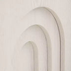 Tavolino laterale in legno Corallo Moderno Arch-Design, altezza 45 cm