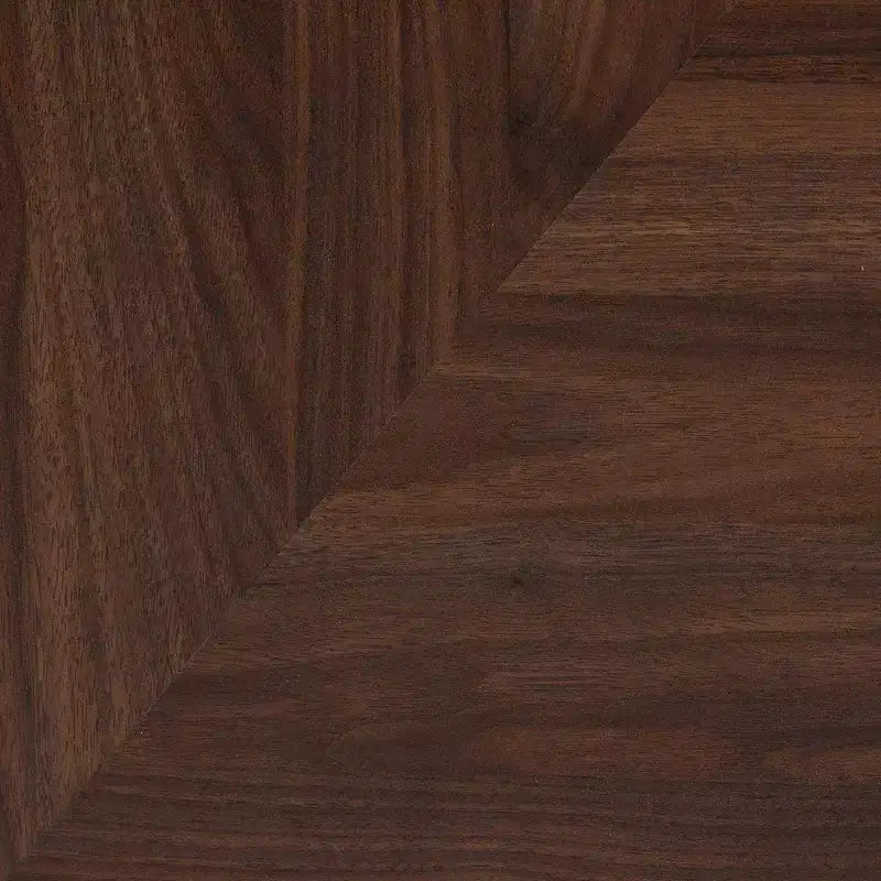 Scarpiera Graceland in legno Noce/Oro: design di metà secolo, 6 ripiani, organizza 18 paia