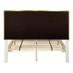 Letto completamente imbottito Kealoa Glam, beige