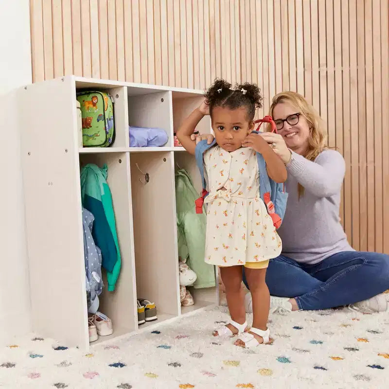 Armadietto per bambini a 3 sezioni Streamline con contenitori, mobili per bambini