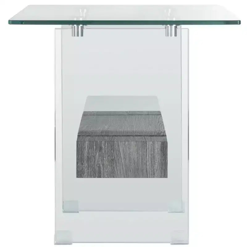 Tavolino d'appoggio Kayley Glass