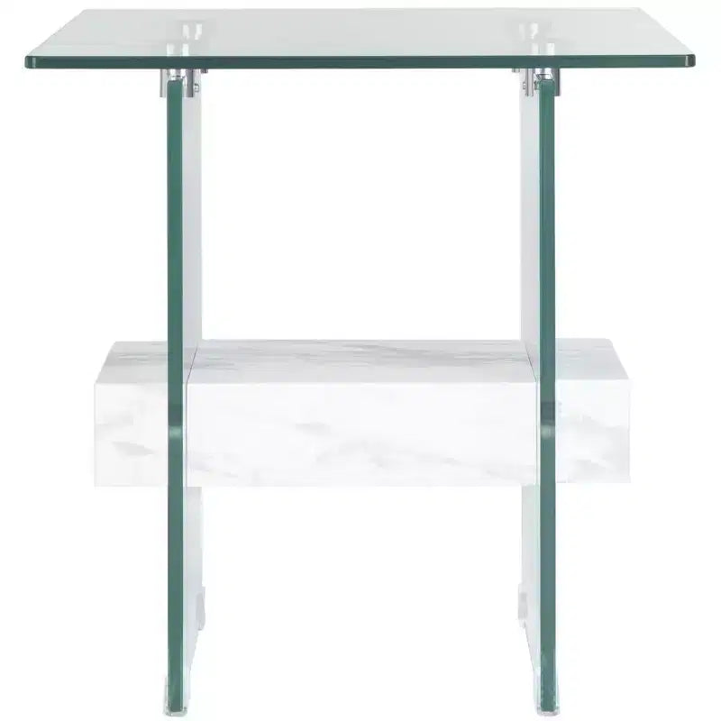 Tavolino d'appoggio Kayley Glass