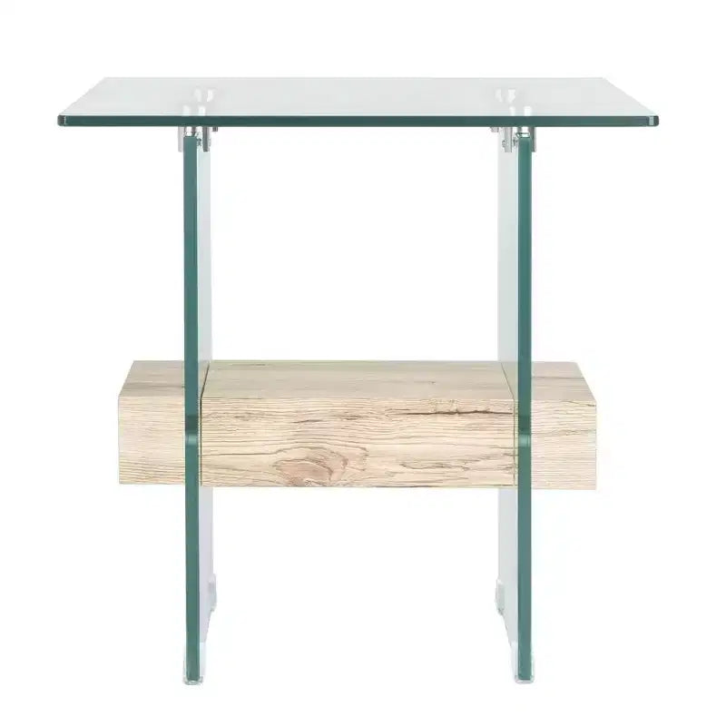 Tavolino d'appoggio Kayley Glass