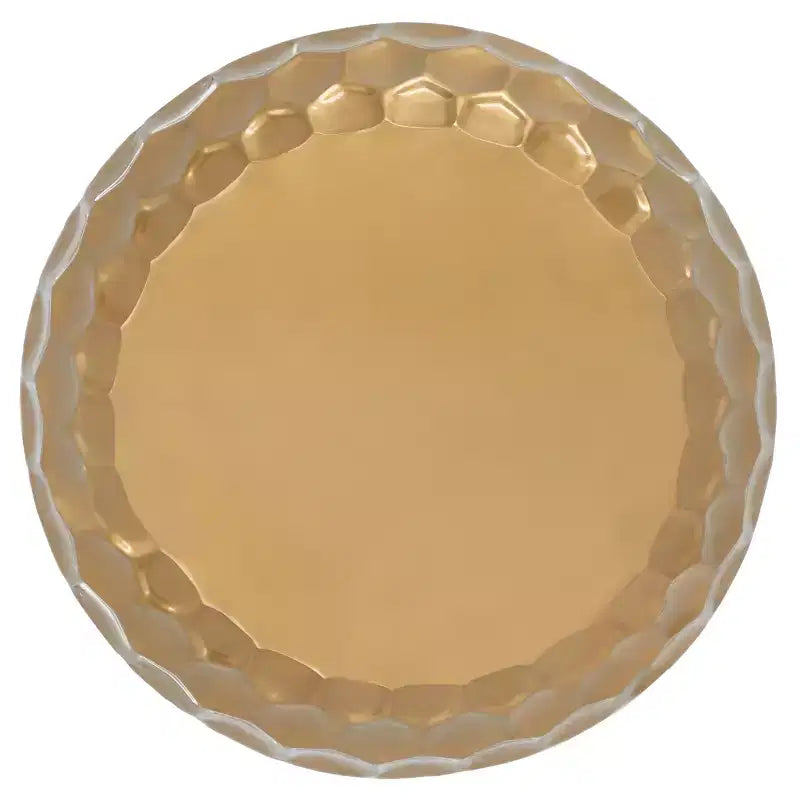 Tavolino Roxanna in ottone anticato