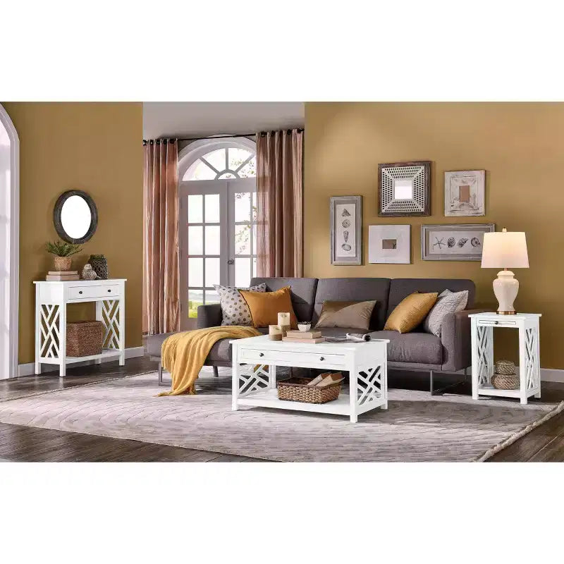 Console in legno Middlebury da 32" con 4 cassetti
