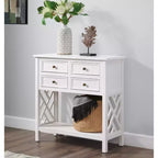 Console in legno Middlebury da 32" con 4 cassetti