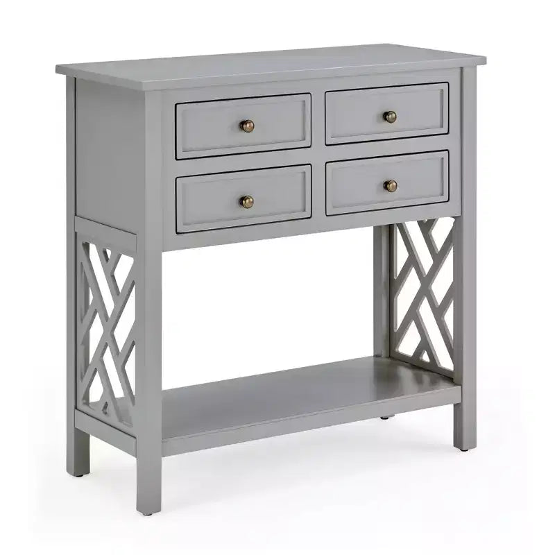 Console in legno Middlebury da 32" con 4 cassetti