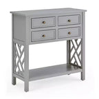Console in legno Middlebury da 32" con 4 cassetti
