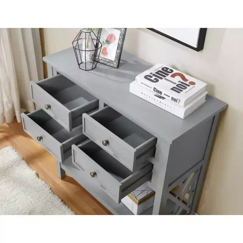 Console in legno Middlebury da 32" con 4 cassetti