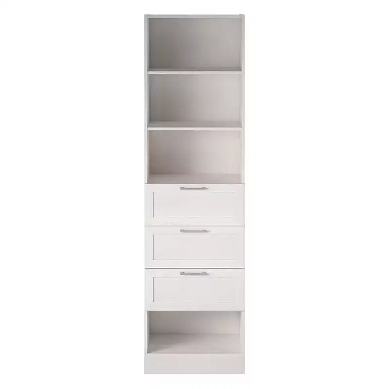 Ameriwood Home Elba 3 Drawer Modular Closet Unit, Ivory Oak