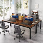 Scrivania per computer extra lunga da 78,7 pollici