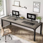 Scrivania per computer extra lunga da 78,7 pollici