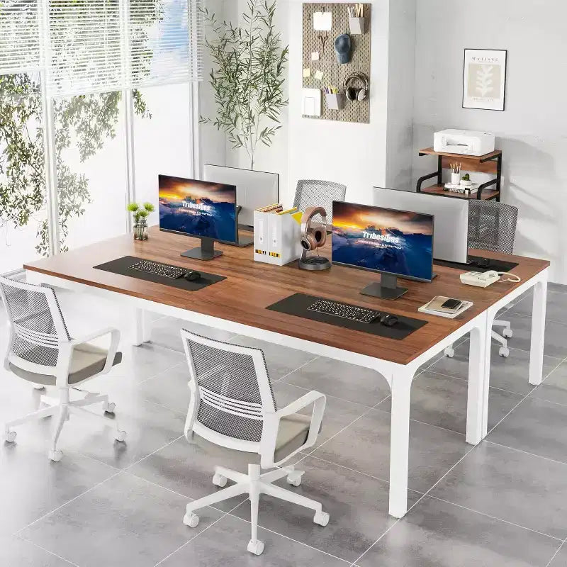 Scrivania per computer extra lunga da 78,7 pollici