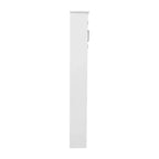 Organizzatore salvaspazio da bagno Vega sopra il WC con ante a chiusura magnetica, ripiano interno regolabile e ripiano inferiore aperto