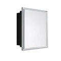 Keonjinn21 in. W x 27 in. H Metal Framed Rectangular Framed Recessed/Surface Mount Medicine Cabinet with Mirror